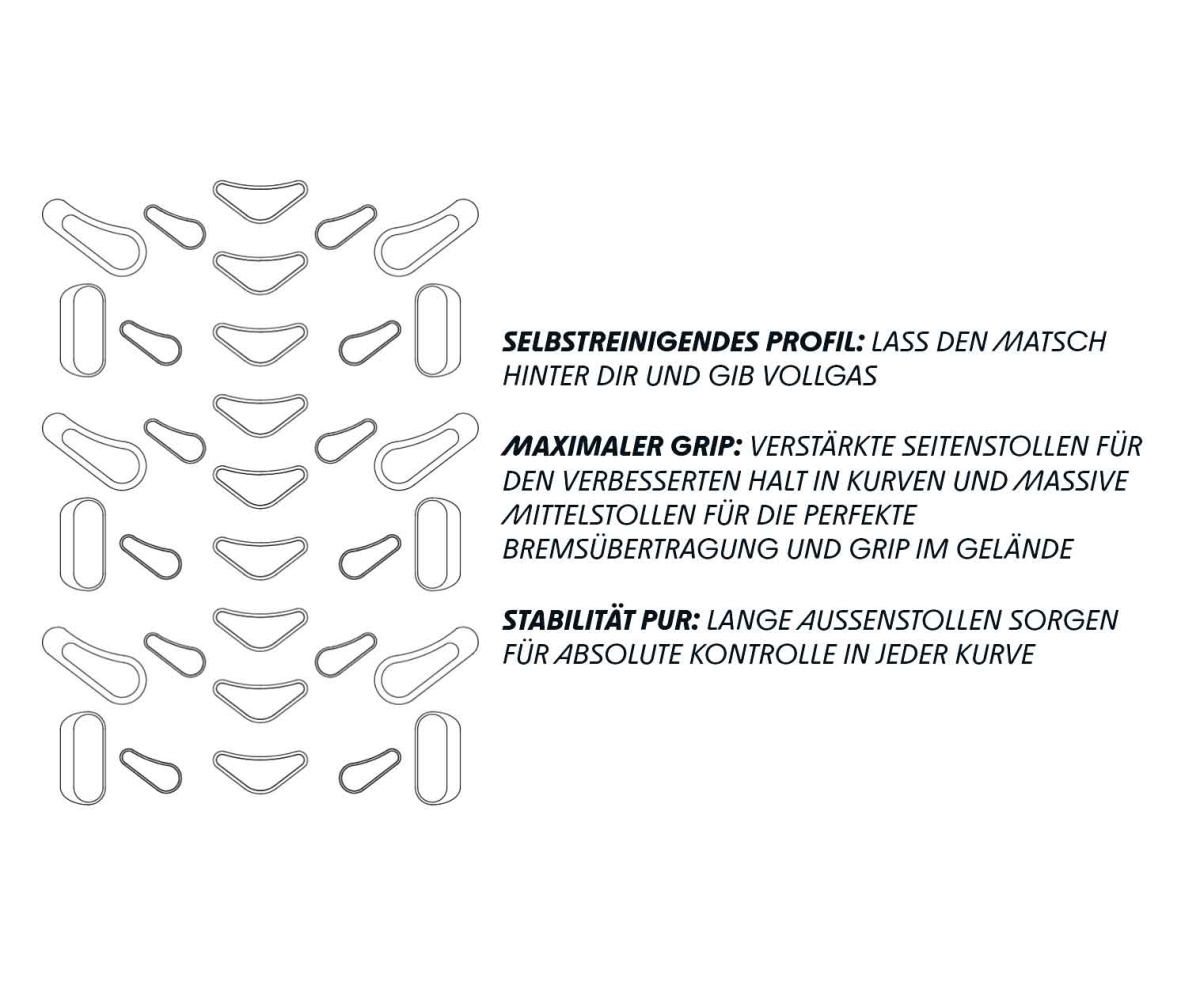 Schwalbe G-One RX Pro Gravel Reifen | Evo TLR 28 Zoll x 2.15 / 622 x 55 schwarz