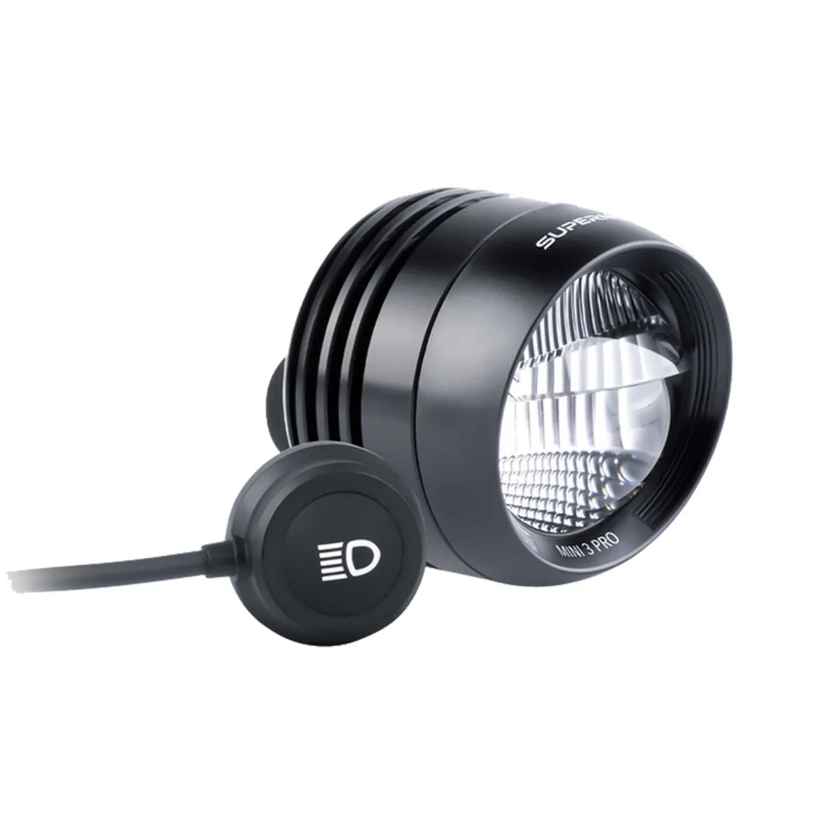 Supernova Mini 3 Pro Frontlampe E-Bike-25 max 1200 Lumen schwarz