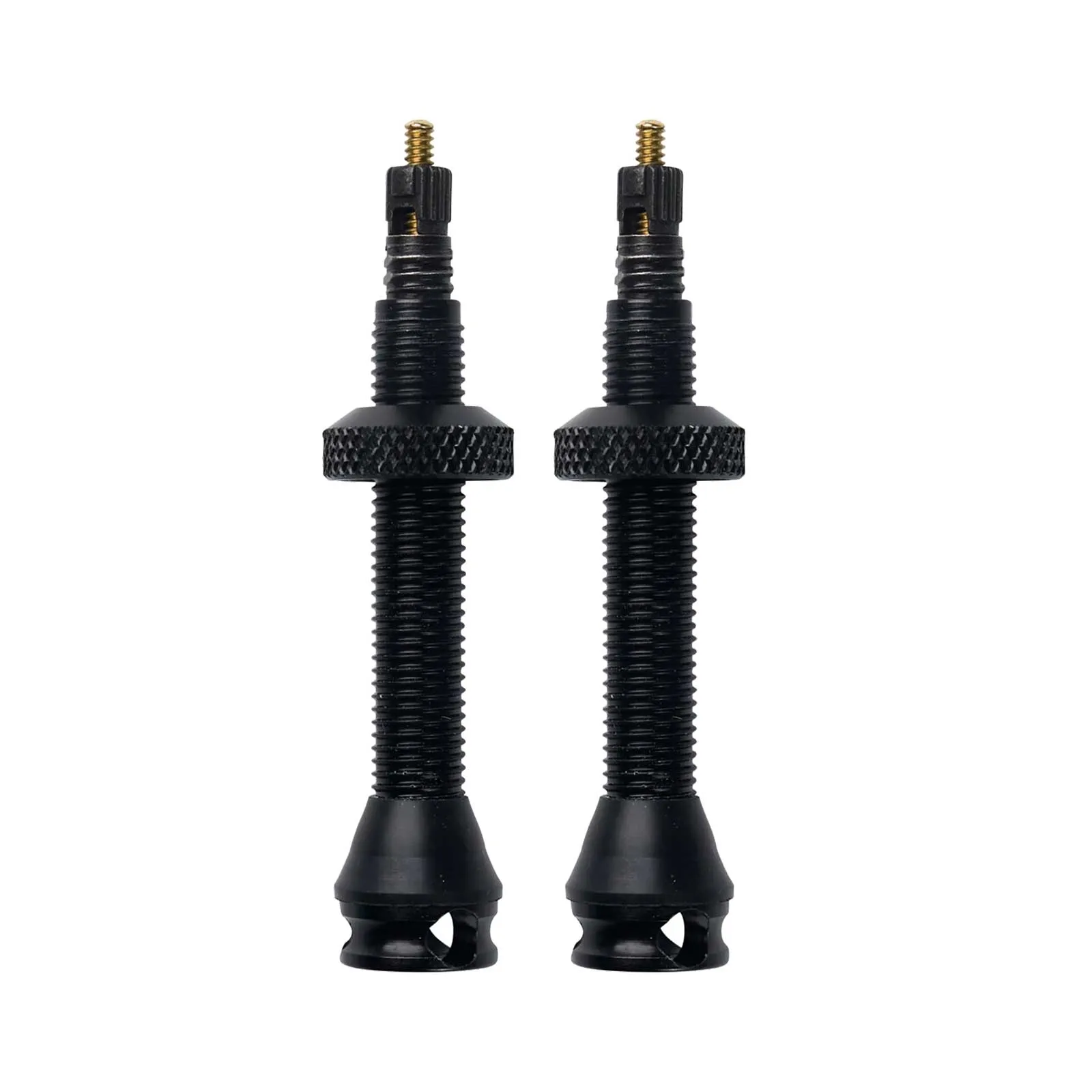 Schwalbe Tubeless Ventile Aluminium | Set 2 Stück schwarz 60mm