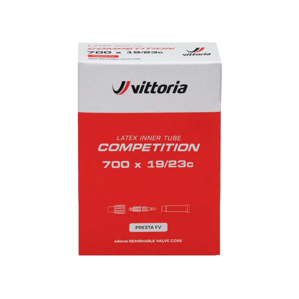 Vittoria Competition Latex Schlauch | MTB 29 Zoll 43-58 x 622 Sclaverand Ventil 48 mm