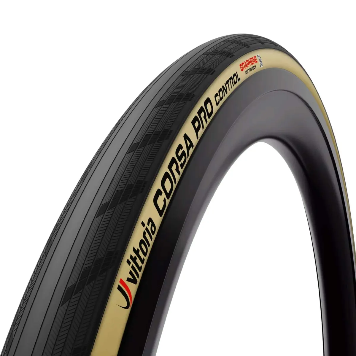 Vittoria Corsa Pro Control Graphene 2.0 Road Reifen 28 Zoll / 30x622 Tubeless ready schwarz-beige