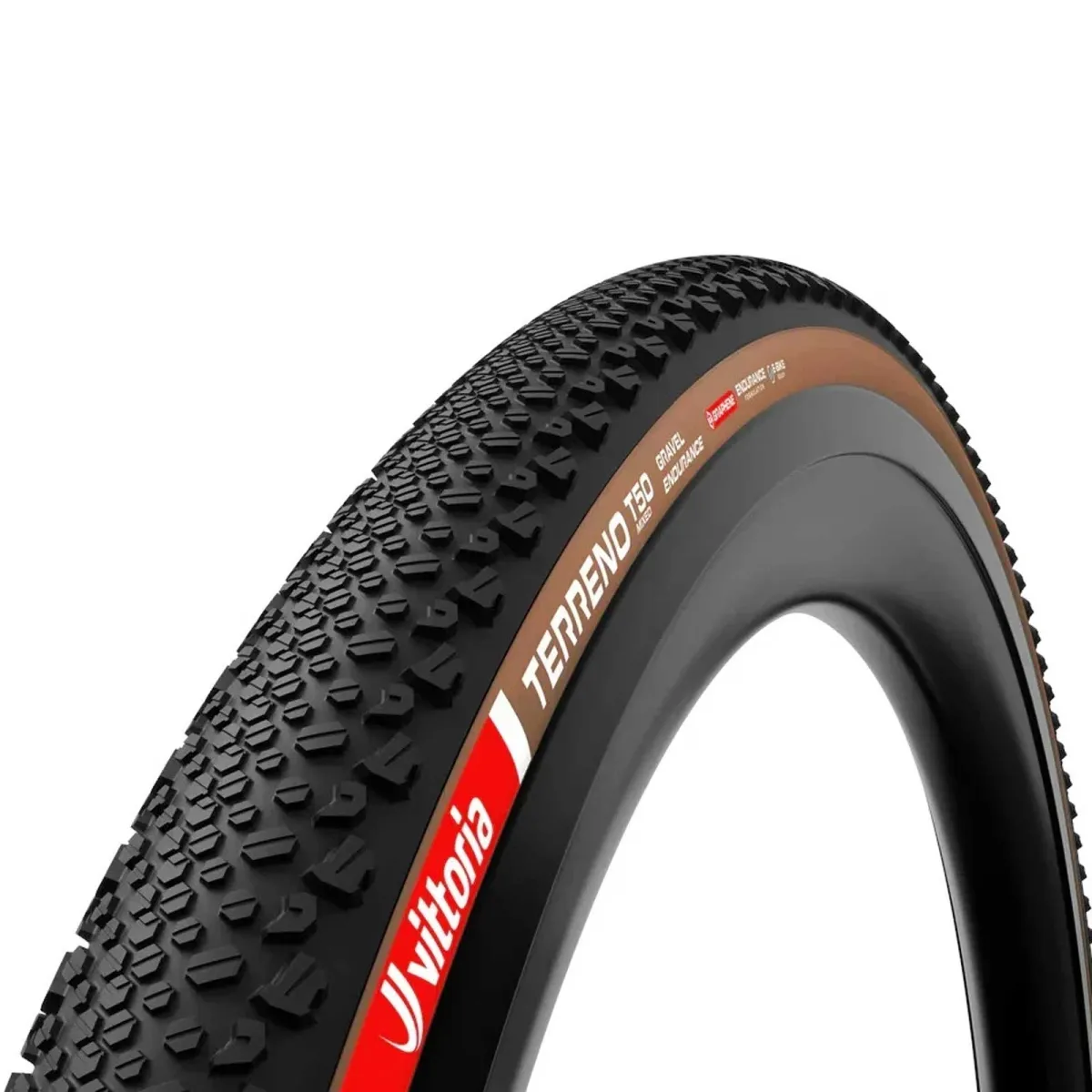 Vittoria Terreno T50 Mixed Gravel Endurance Graphene 2.0 TLR Gravel Reifen 28 Zoll / 45x622 schwarz-beige
