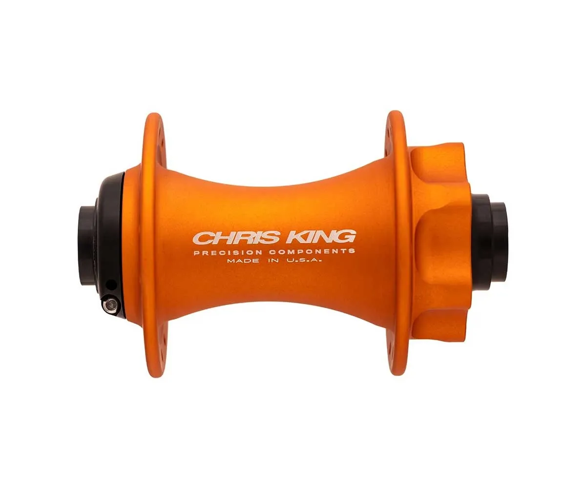 Chris King MTB Vorderradnabe Disc 6 Loch SuperBoost 20x110 matte mango | matt orange 28 Loch