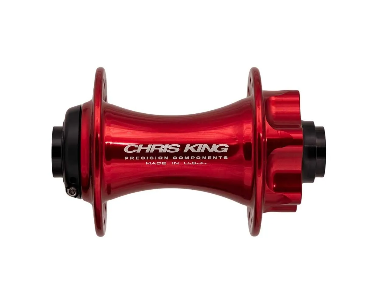 Chris King MTB Vorderradnabe Ceramic Disc 6 Loch SuperBoost 20x110 red | rot 28 Loch