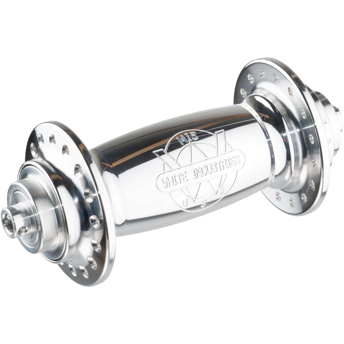 White Industries Vorderradnabe M15 Rim-Brake | SSP 9x100mm 36 Loch Silber