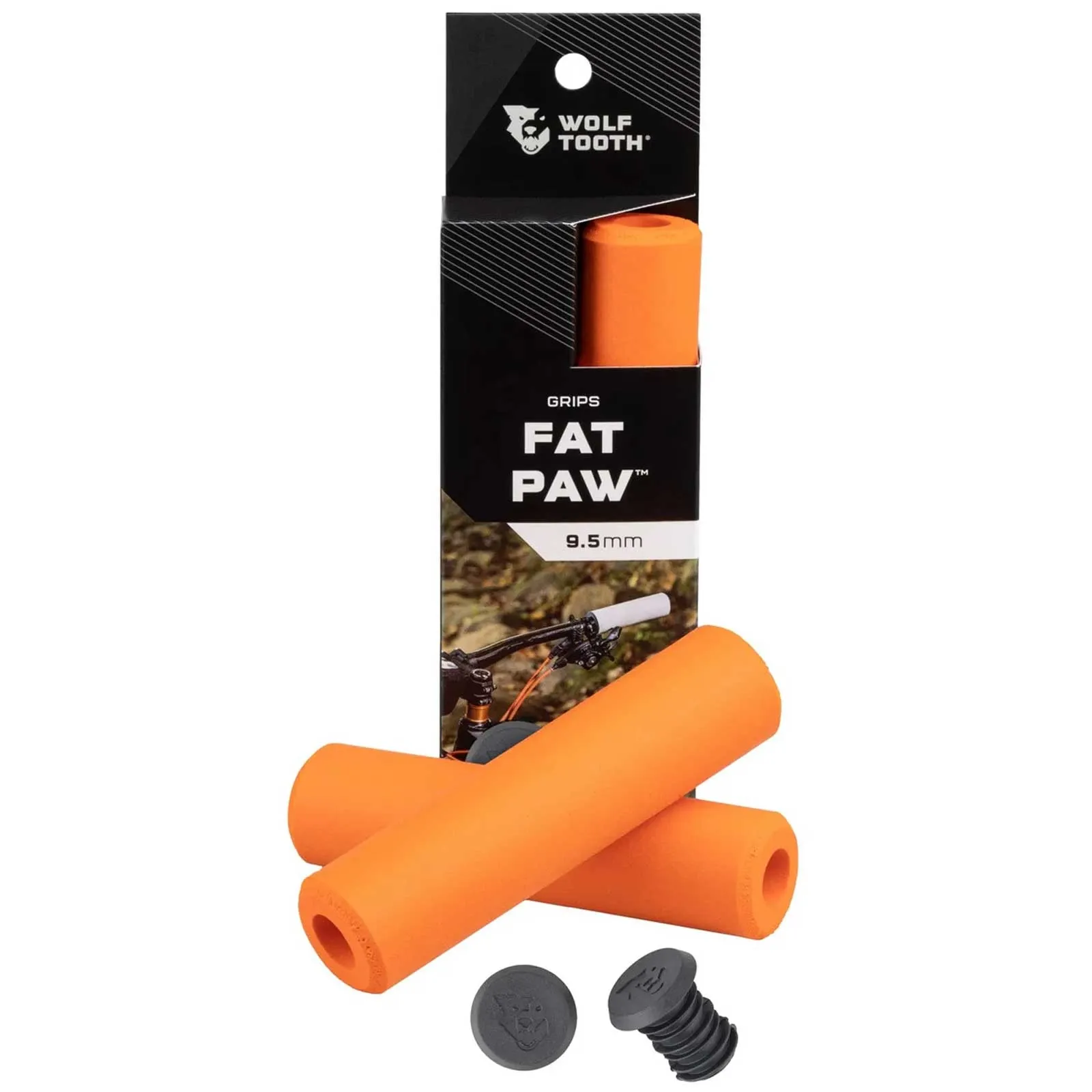 Wolf Tooth Fat Paw Lenkergriffe 36mm Farbe orange