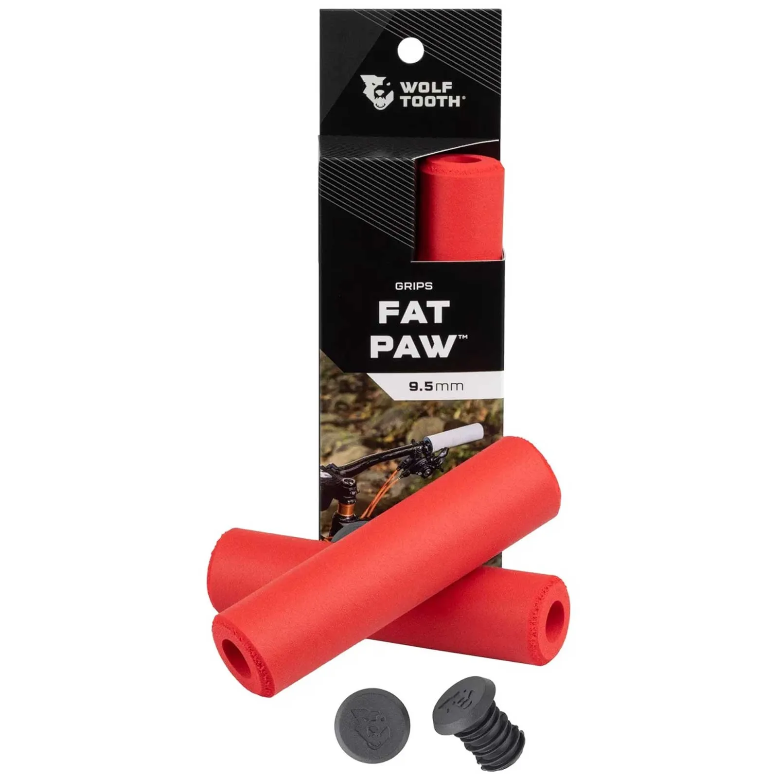Wolf Tooth Fat Paw Lenkergriffe 36mm Farbe red