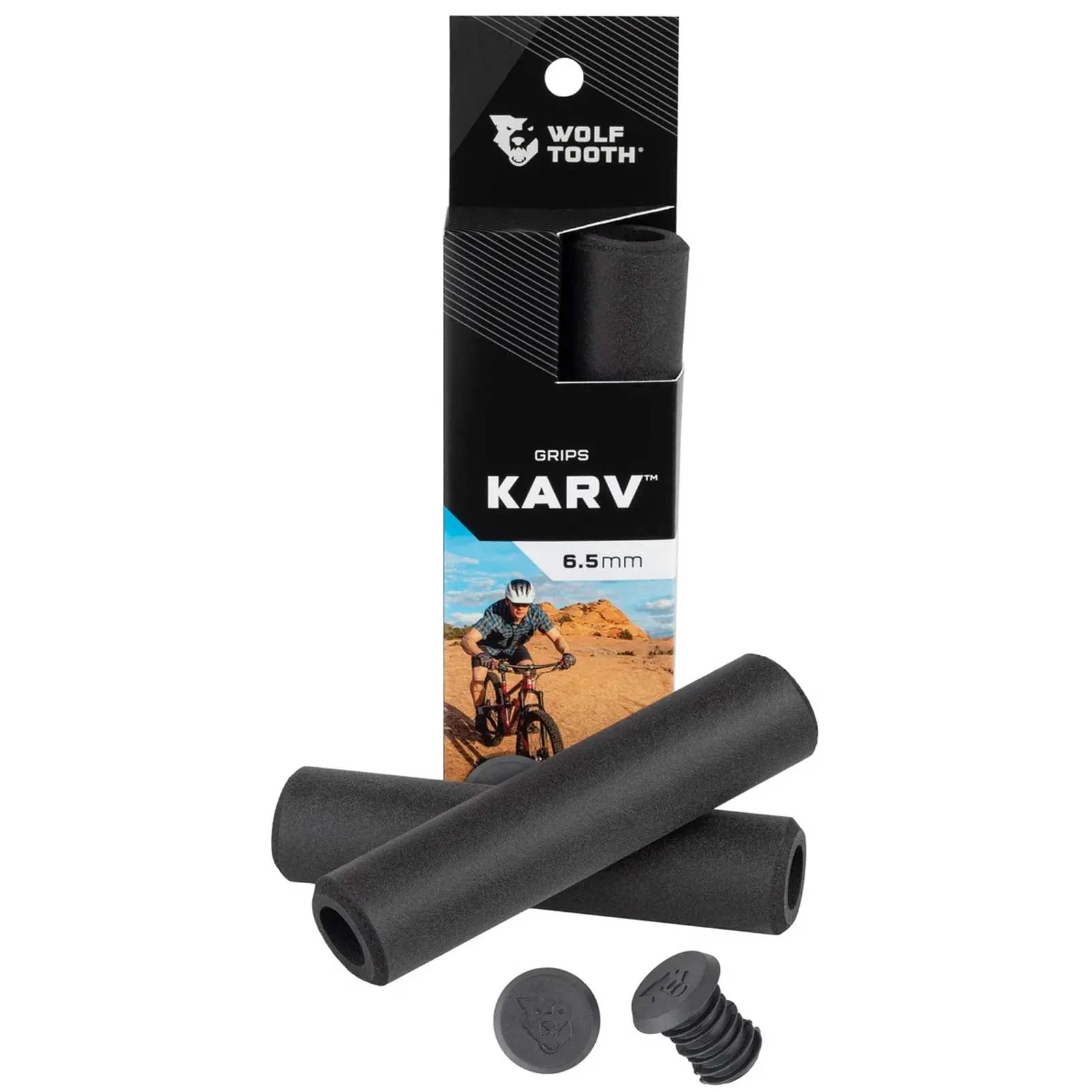 Wolf Tooth Karv Lenkergriffe 32mm Farbe black