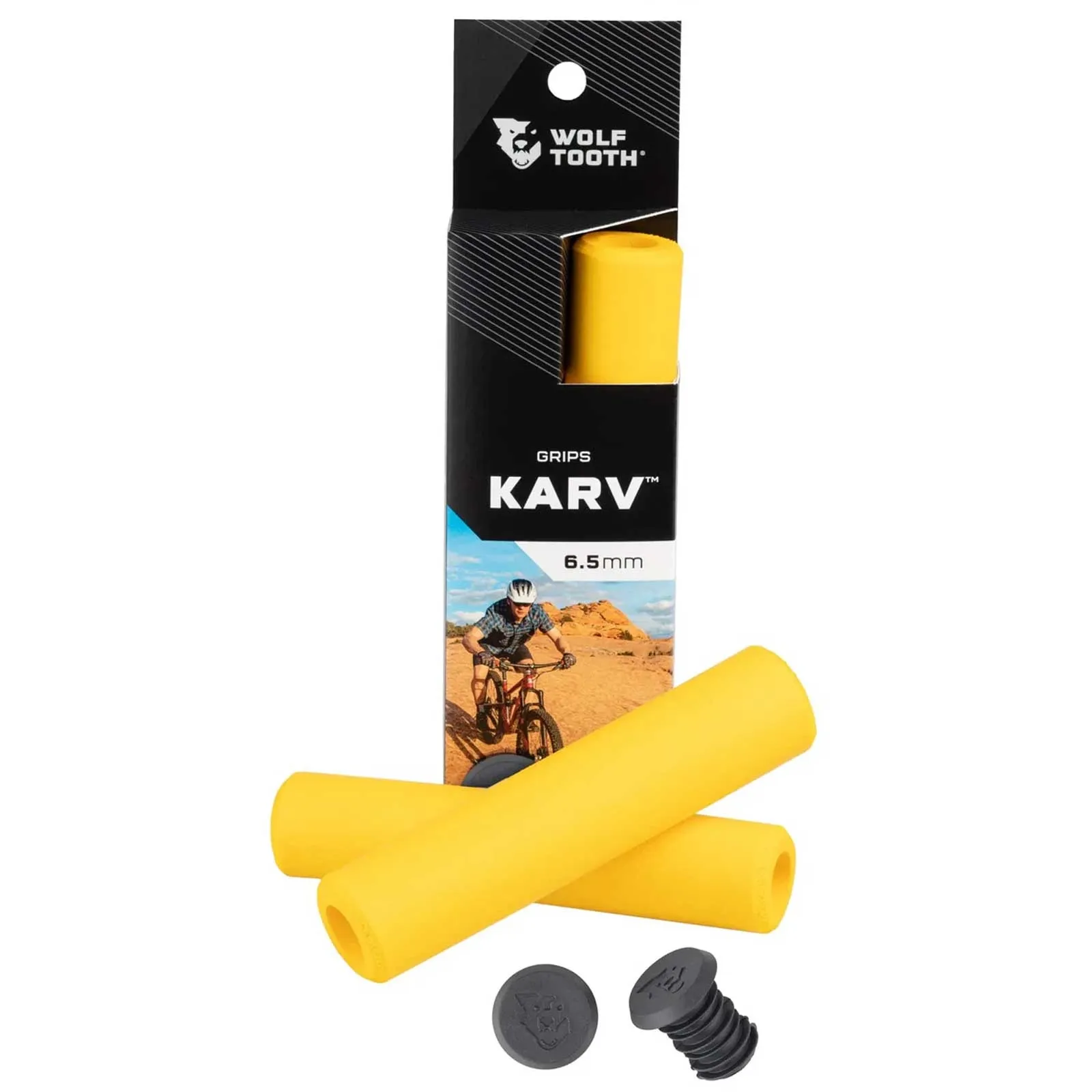 Wolf Tooth Karv Lenkergriffe 32mm Farbe yellow
