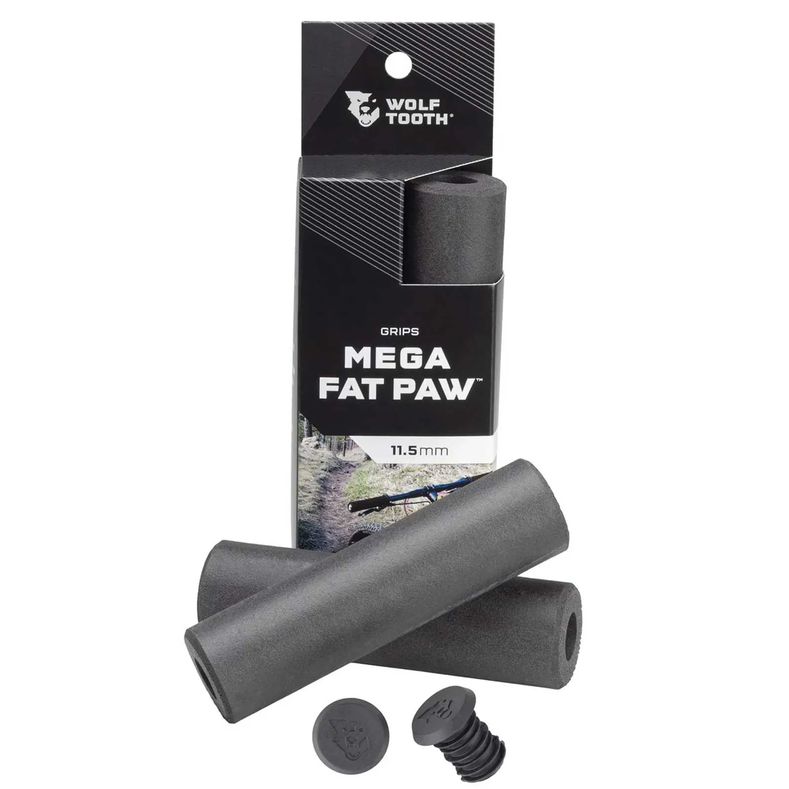 Wolf Tooth Mega Fat Paw Lenkergriffe 40mm Farbe black
