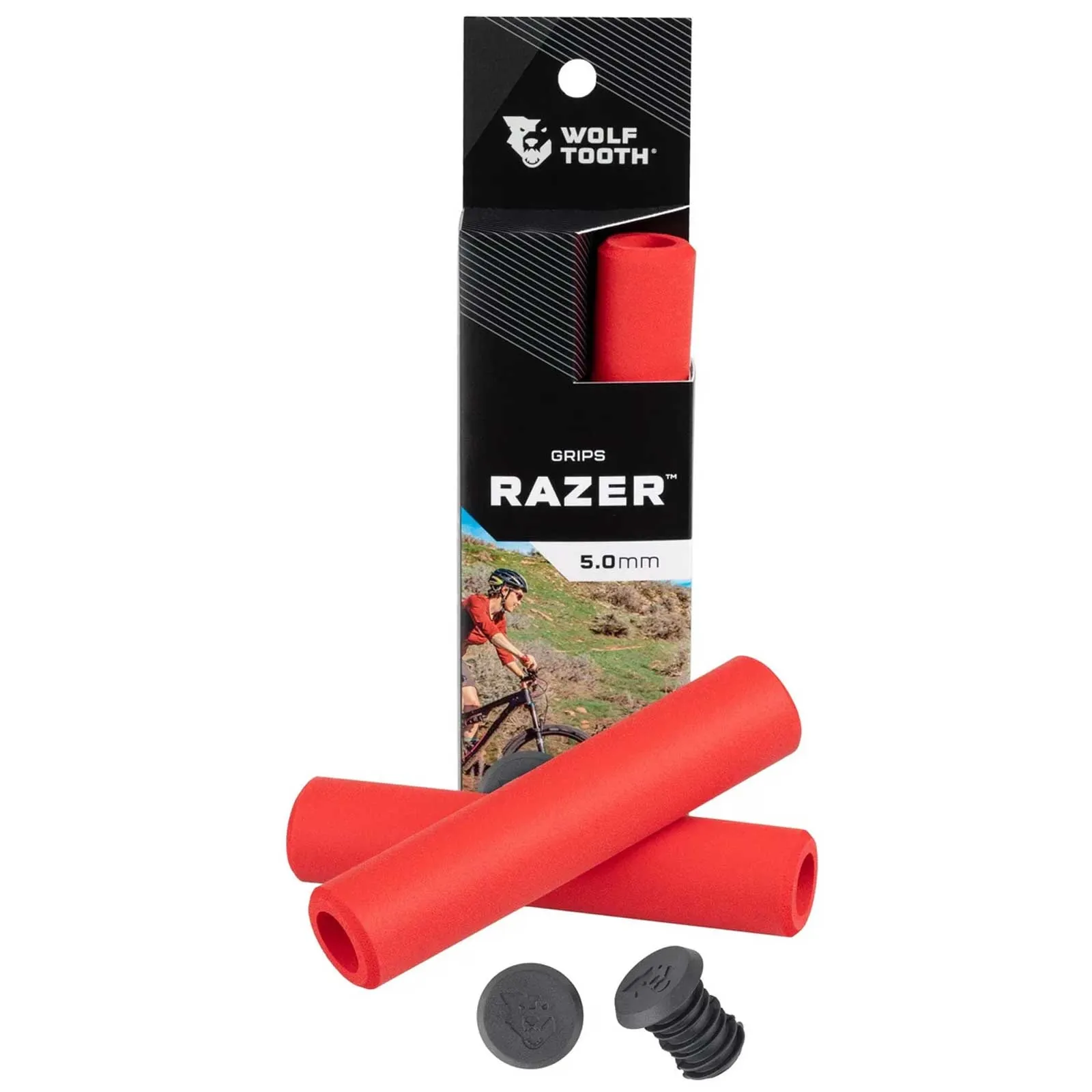 Wolf Tooth Razer Lenkergriffe 30mm Farbe red