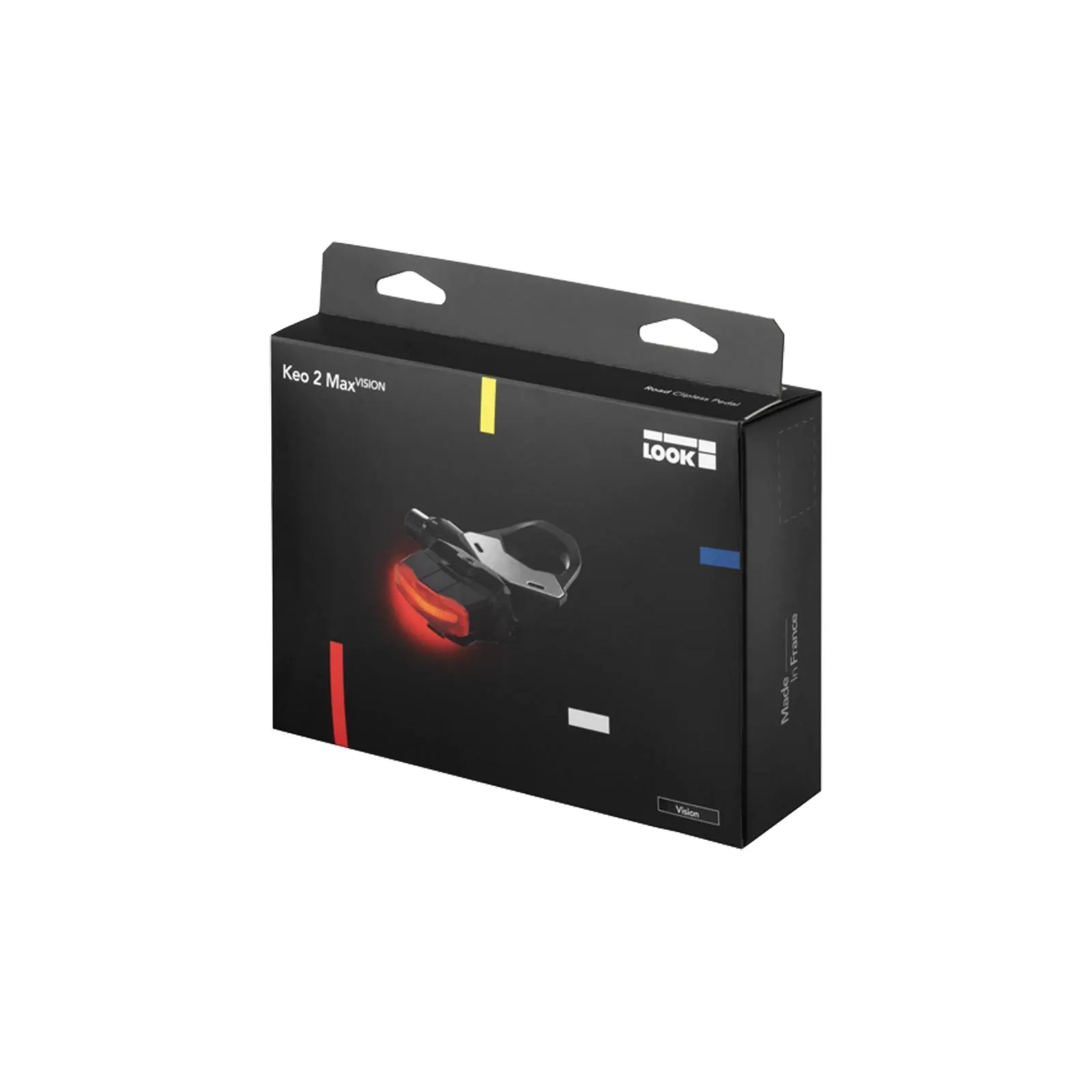 Look Keo 2 Max Vision Pedale schwarz incl Keo Grip Platten grau | Beleuchtung ohne STVZO