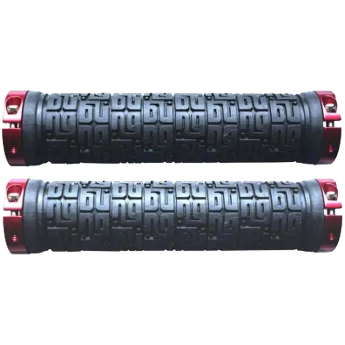 NG Sports Tulsee Lock-On Lenkergriffe - 140 x 31,5mm rot