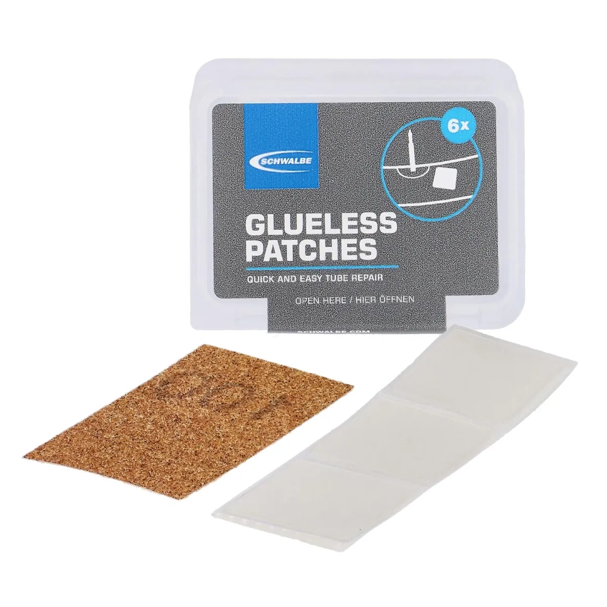 Schwalbe Flickenset Glueless Patches für Aerothan Schläuche