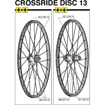 Mavic Crossride Disc Ersatzfelge Hinterrad FTS-X 26 Zoll ab Modell 2013 AUSVERKAUFT