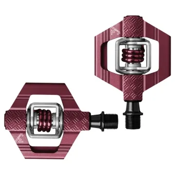Crankbrothers Candy 3 Pedale dark-red inclusive Cleats