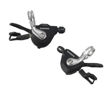 Shimano Ultegra Schalthebel SL-RS700 Rapidfire Schelle silber Satz 11x2-fach incl Schalt-Aussenhülle