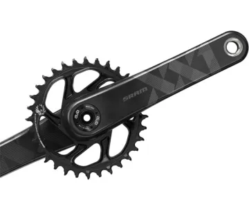 Sram XX1 Eagle Kurbel DUB Boost DM 34 Zähne schwarz 175 mm