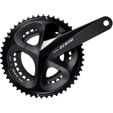 Shimano 105 Kurbel FC-R7000 Abstufung 53-39 Zähne schwarz 170 mm - Restbestand