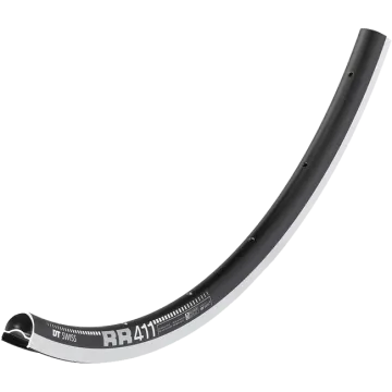 DT Swiss RR 411 RB Felge Road symetrisch Rim-Brake 28 Zoll schwarz 32 Loch