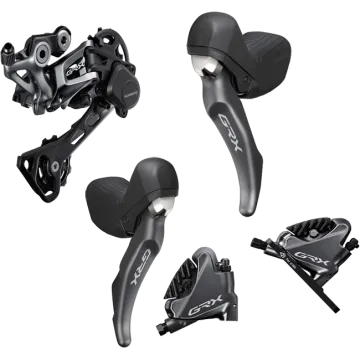 Shimano GRX RX800 Umrüstkit 11x1-fach + Flat Mount Scheibenbremsen