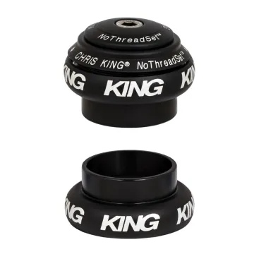 Chris King NoThreadSet Steuersatz 1 1/8 Zoll matt schwarz | matte jet EC34