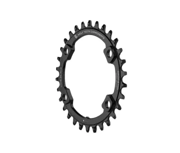 Wolf Tooth Drop Stop A Kettenblatt - Shimano XT / SLX / Deore Lochkreis 96mm 9-12-fach 34 Zähne