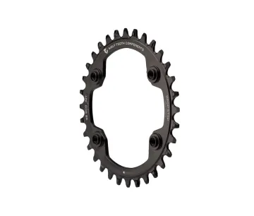 Wolf Tooth Drop Stop A Kettenblatt - Shimano XTR Lochkreis 96mm asymmetrisch 9-12-fach 32 Zähne