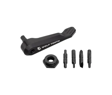 Wolf Tooth Axle Handle Multitool - Bithalter / Plug In Hebel - schwarz
