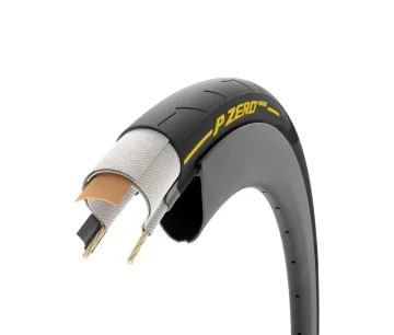 Pirelli P Zero Race Rennrad Reifen - Tube Type 26x622 faltbar schwarz-gelb