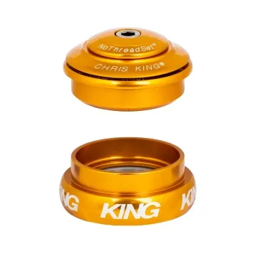 Chris King InSet i8 Steuersatz Mixed Tapered 1 1/8 - 1 1/4 Zoll gold | gold ZS44/28,6 - EC44/33
