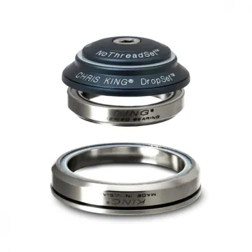 Chris King DropSet 3 Steuersatz Ceramic Tapered 1 1/8 - 1,5 Zoll graublau | midnight IS41/28,6 - IS52/40