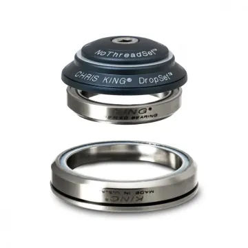 Chris King DropSet 2 Steuersatz Ceramic Tapered 1 1/8 - 1,5 Zoll graublau | midnight IS42/28,6 - IS52/40