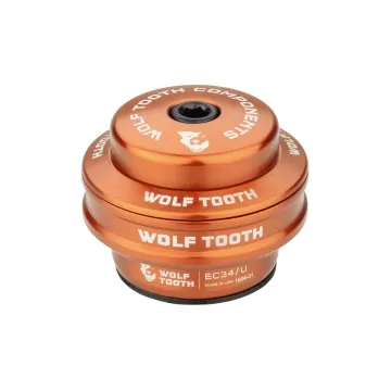 Wolf Tooth Performance Steuersatz Oberteil 1 1/8 Zoll | EC34 / 28,6mm Höhe 16mm orange