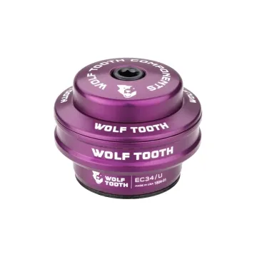 Wolf Tooth Performance Steuersatz Oberteil 1 1/8 Zoll | EC34 / 28,6mm Höhe 16mm violett