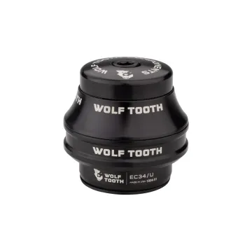 Wolf Tooth Premium Steuersatz Oberteil 1 1/8 Zoll | EC34 / 28,6mm Höhe 25mm schwarz
