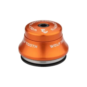 Wolf Tooth Premium Steuersatz Oberteil 1 1/8 Zoll | IS41 / 28,6mm Höhe 15mm orange