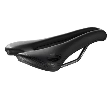 Selle San Marco Aspide Short Comfort Dynamic Open Fit Sattel S3 Narrow schwarz Gestell Manganese