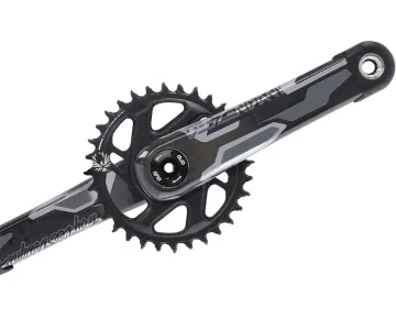 Truvativ Descendant Colab Eagle Carbon Kurbel DUB TroyLee Design grau Boost DM 32 Zähne 170 mm