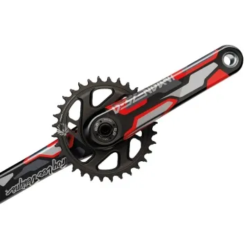 Truvativ Descendant Colab Eagle Carbon Kurbel DUB TroyLee Design rot Boost DM 32 Zähne 165 mm