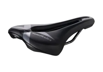 Selle Italia X-Bow Fec-Alloy Superflow Sattel L3 Breite 155mm Gestell Stahl schwarz-grau
