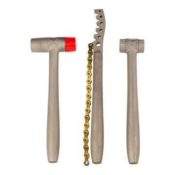 SILCA Titanium Shop Werkzeugset - 3-Teilig Titan silber-rot