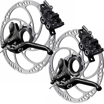 Disc Set Magura MT5e Higo Schliesser Bremsen + MDR-C Centerlock Scheiben