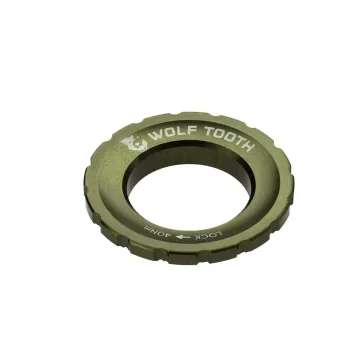 Wolf Tooth Centerlock Verschlussring - externe Verschraubung Aluminium olive