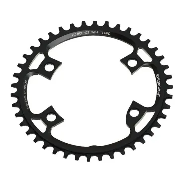Stronglight Gravel ct2 Single Kettenblatt 4-Arm Shimano 110 Lk schwarz 40 Zähne