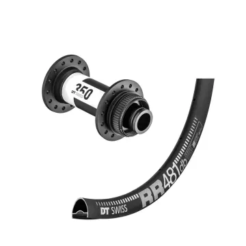 28 Zoll Gravel Vorderrad DT Swiss 350 Classic Disc Naben + DT Swiss RR 481 Felge | build by TNC