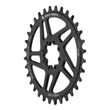 Wolf Tooth Drop-Stop B Kettenblatt 9-12-fach - Sram / Quarq Direct Mount Alu 0mm Offset 32 Zähne