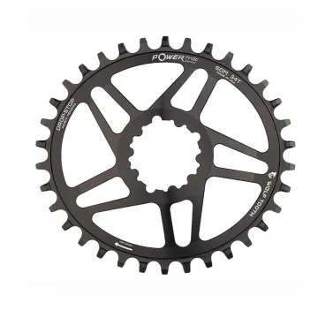 Wolf Tooth Drop-Stop B Kettenblatt OVAL 9-12-fach - Sram Direct Mount Alu 6mm Offset 32 Zähne