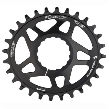 Wolf Tooth Drop-Stop ST Kettenblatt OVAL 12-fach HG+ - Race Face Cinch Boost 3mm Offset 30 Zähne