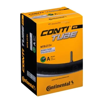 Continental Butyl Schlauch MTB Wide 27,5+ Zoll x 2,6-2.8 | Auto Ventil 40 mm